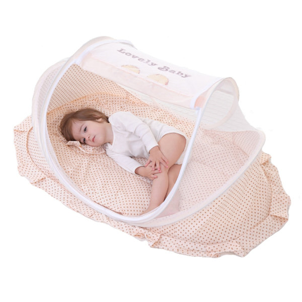 baby cotton bed with net