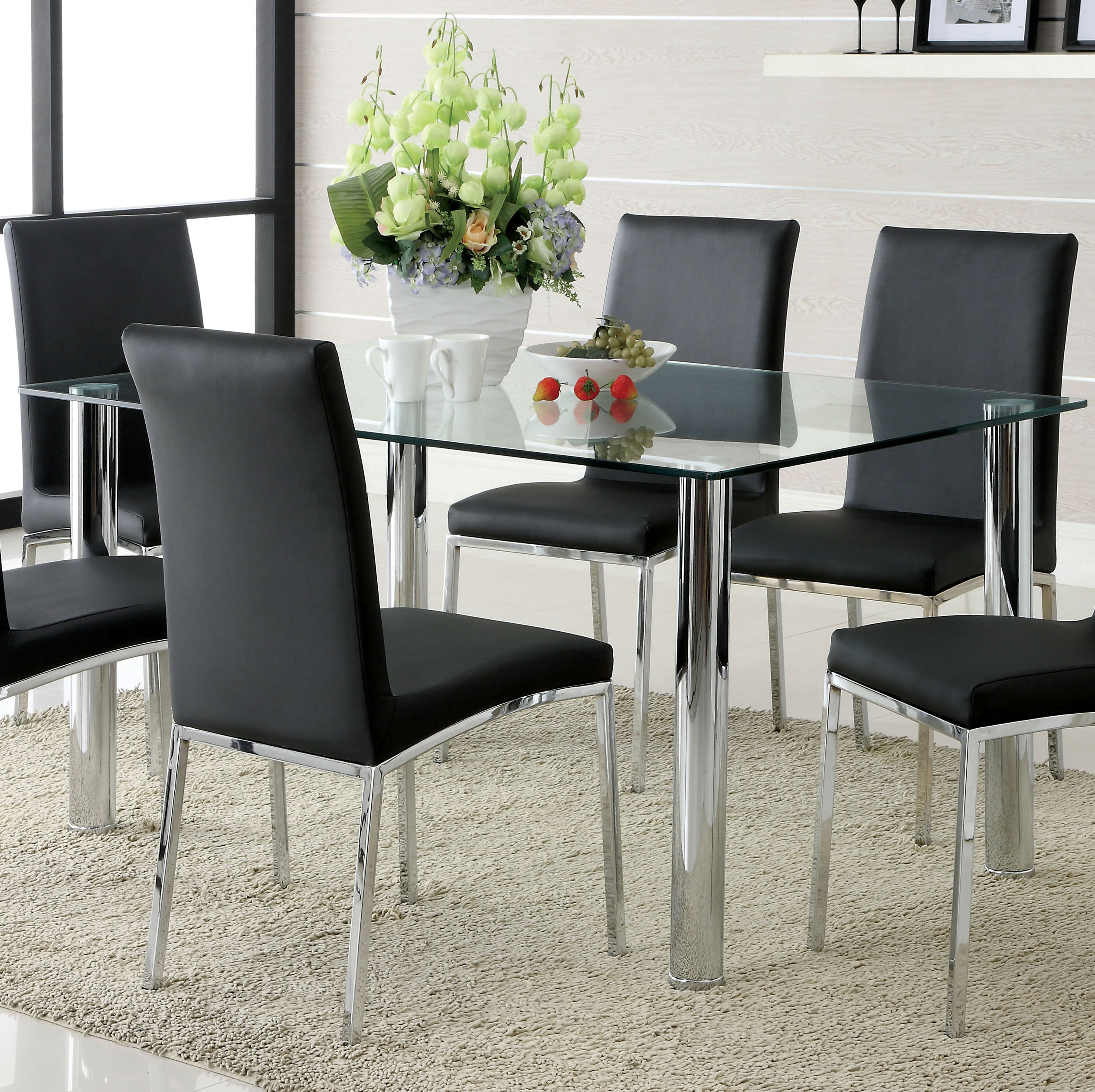 6 Seat Glass Kitchen Dining Tables You Ll Love In 2021 Wayfair