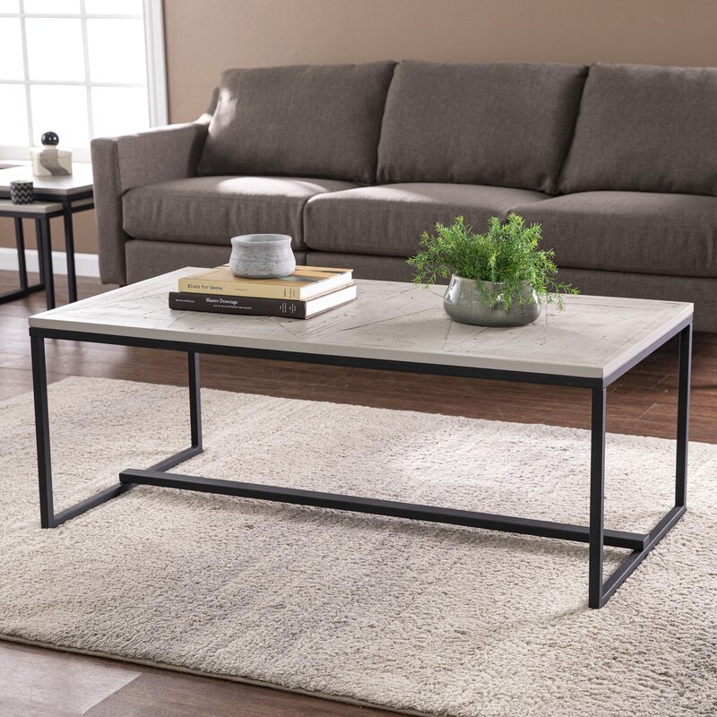 Latitude Run Caroyn Sled Coffee Table Wayfair