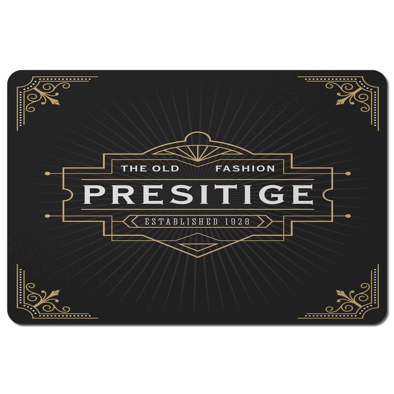 Canora Grey Palma Art Deco Old Fashioned Prestige Placemat Wayfair Co Uk