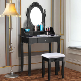 Go to store & view more images House of Hampton Kaniel Vanity Set with Mirror