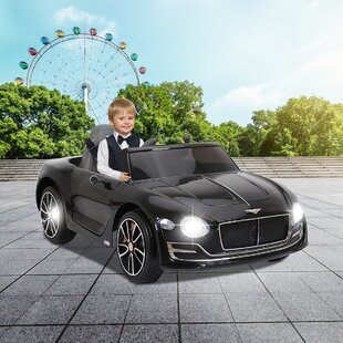 Bentley Ride-on toy car for kids Music Direction Adjustable handle Backrest 