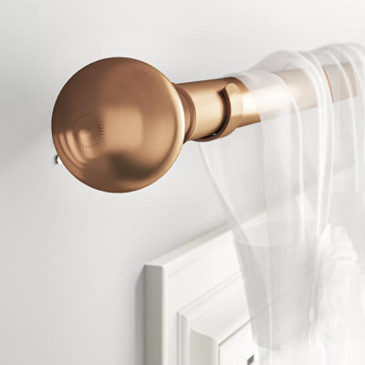 Darion Adjustable Single Curtain Rod with Globe Ball Finial
INCOMPLETE