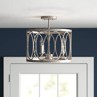 Birch Lane Madge 4 Light 14 Lantern Square Semi Flush Mount Reviews Wayfair