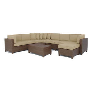 Luciano 6 Piece Sectional Set with Cushions