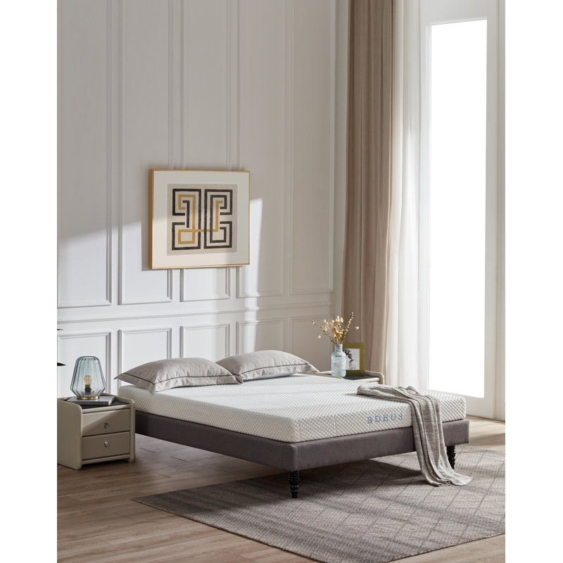 14 Karat Home Inc. Allida 5.9'' Medium Gel Memory Foam Mattress and Bed