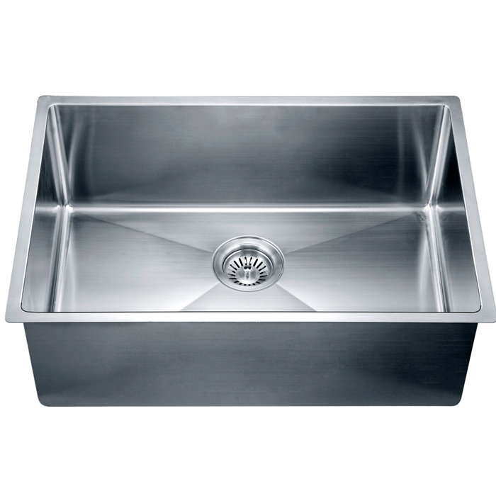 27 L X 18 W Small Corner Radius Single Bow Under Mountl Kitchen Sink 27 L X 18 W Small Corner Radius Single Bow Under Mountl Kitchen Sink