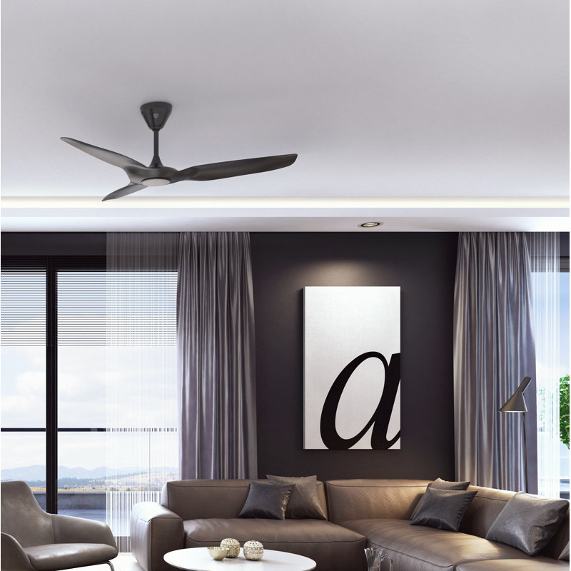 52 Haiku L 3 Blade Led Smart Ceiling Fan With Remote Light Kit