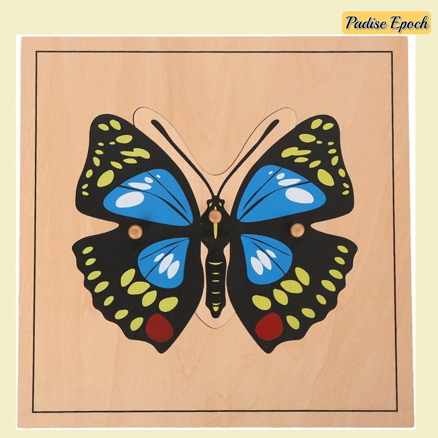 Padise Epoch Montessori Nature Materials Butterfly Puzzle | Wayfair