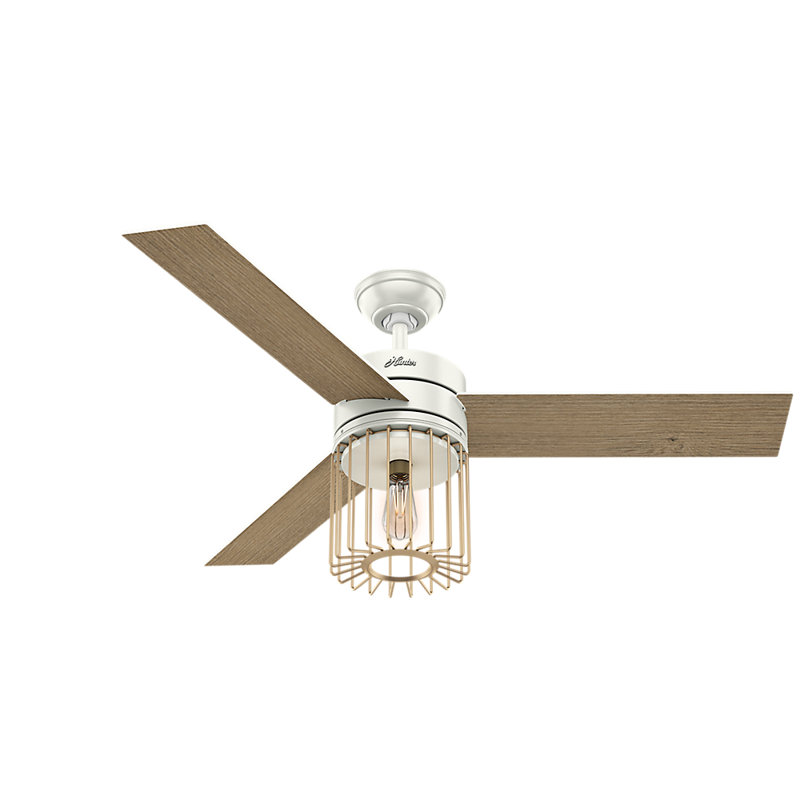 Hunter Fan 52 Ronan 3 Blade Ceiling Fan With Remote Light Kit