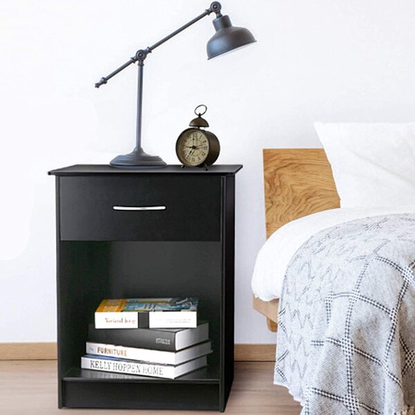 Ash Wood Solid Wood Bedside Table Simple Modern Small Storage Cabinet Economy Side Bedroom Furniture