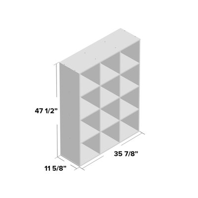 Cubeicals 47.56" H x 35.91" W Cube Bookcase