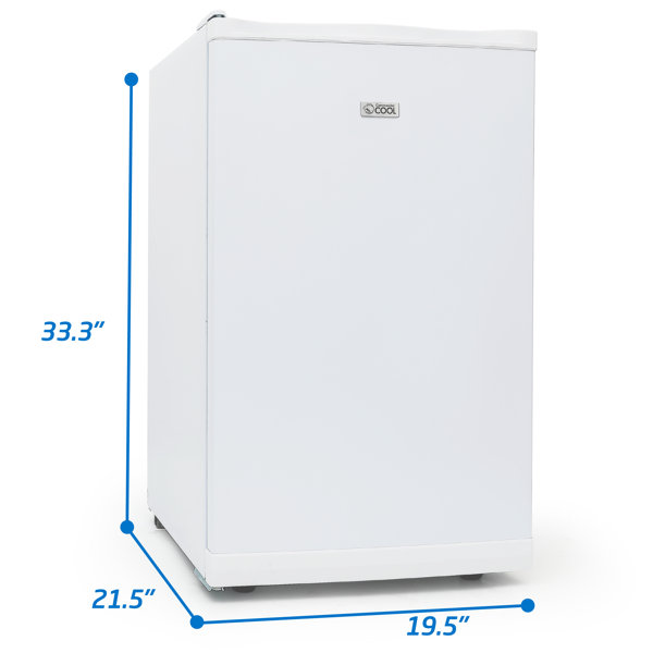 Commercial Cool Portable 2 8 Cubic Feet Cu Ft Upright Freezer With Adjustable Temperature Controls Wayfair