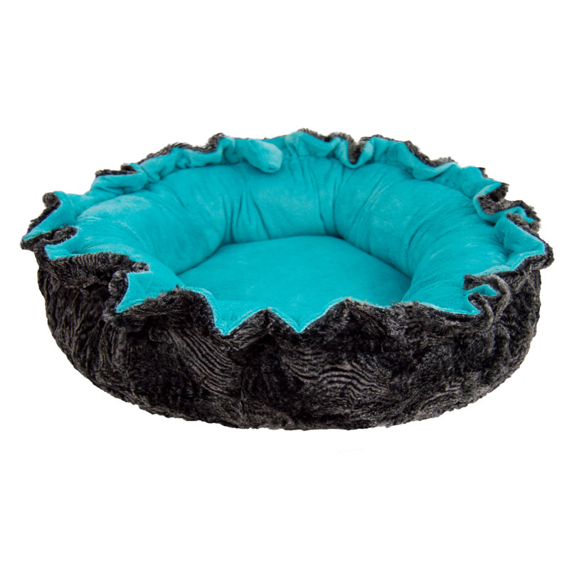 Tucker Murphy Pet Ultra Plush Aquamarine Arctic Seal Luxury Deluxe Dog Pet Lily Pod Bed Pillow Classic Wayfair