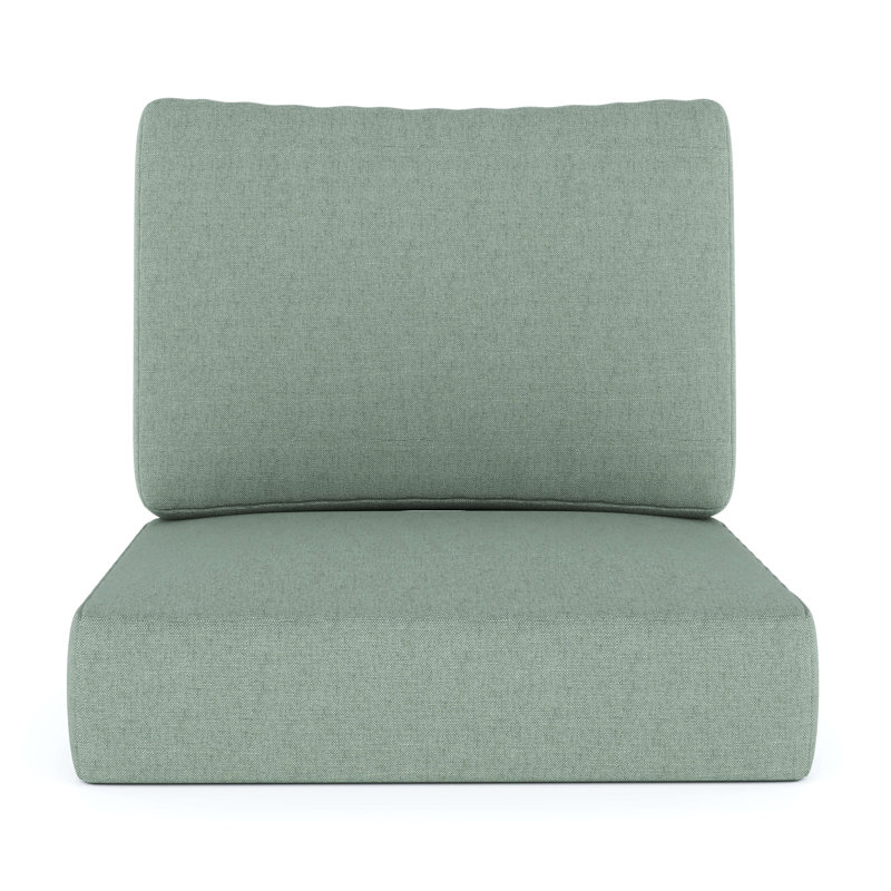 Amala Outdoor Sunbrella Seat/Back Cushion Color / Pattern: Canvas Spa Sunbrella® Canvas
