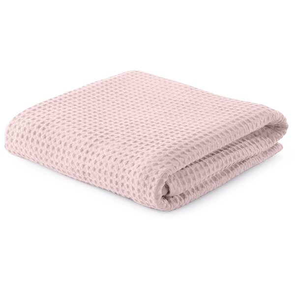 100% Cotton Waffle Weave Thermal Throw Blanket All Weather Blanket. 