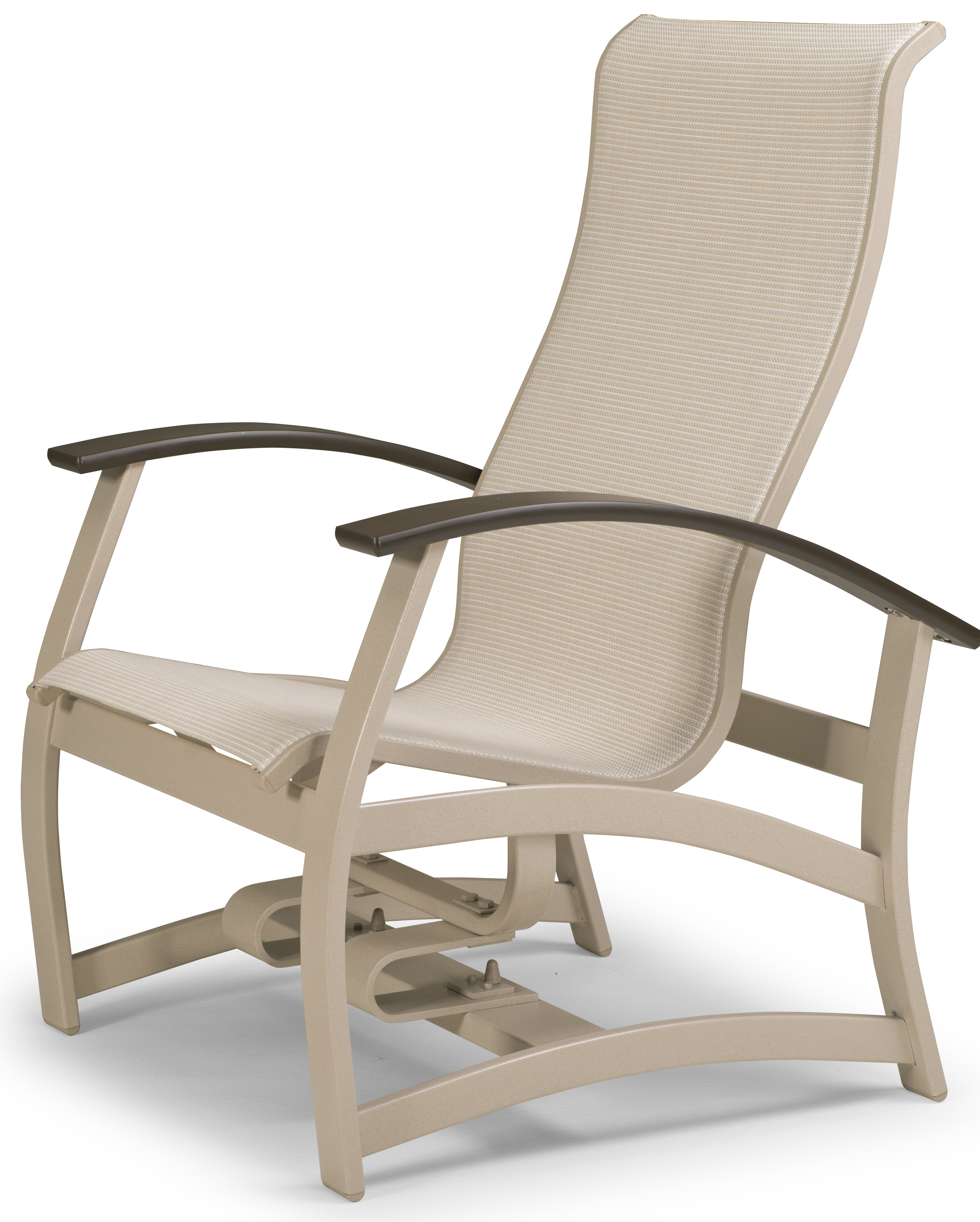 telescope casual patio furniture on Telescope Casual Belle Isle Marine Grade Sling Hidden Motion Chat Patio Chair Wayfair