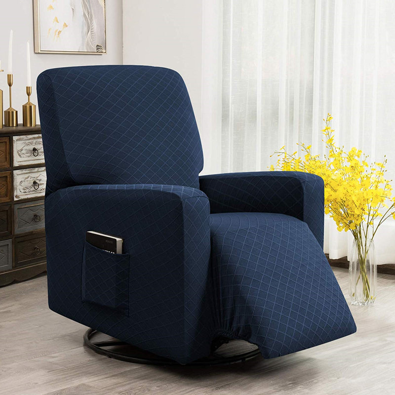 Latitude Run Ultra Soft Box Cushion Recliner Slipcover Reviews Wayfair