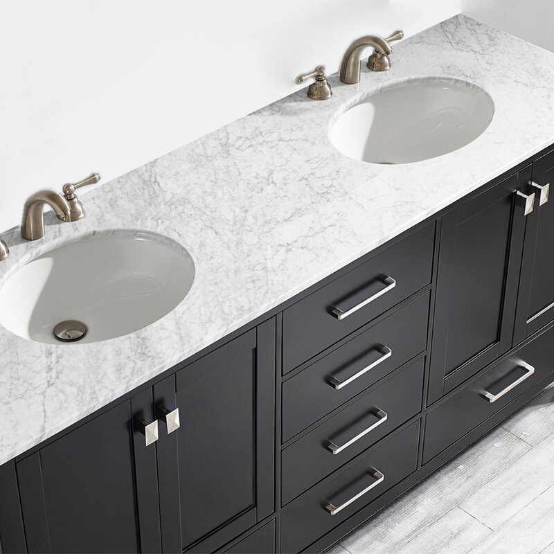 Maskell 72" Double Bathroom Vanity Set