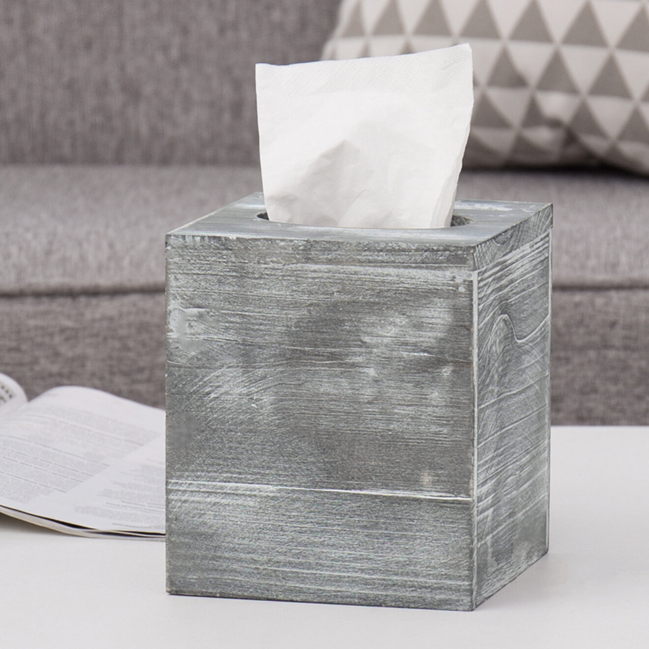 Wood Tissue Box Cover Have an Issue Take a Tissue