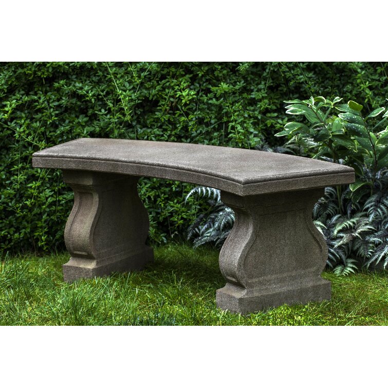 cast stone bench