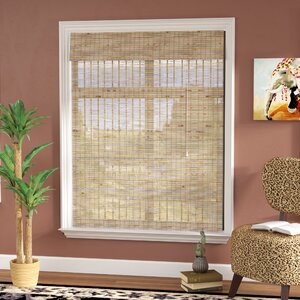 Tan Bamboo Roman Shade