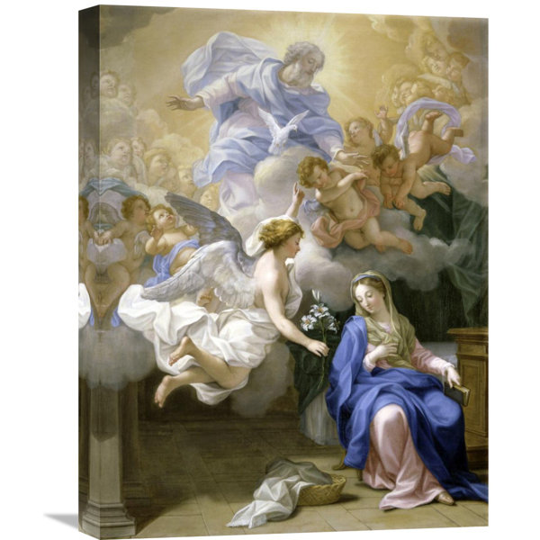 Global Gallery The Annunciation By Giovanni Odazzi Painting Print On Wrapped Canvas Wayfair Ca Jump to navigation jump to search. the annunciation by giovanni odazzi painting print on wrapped canvas