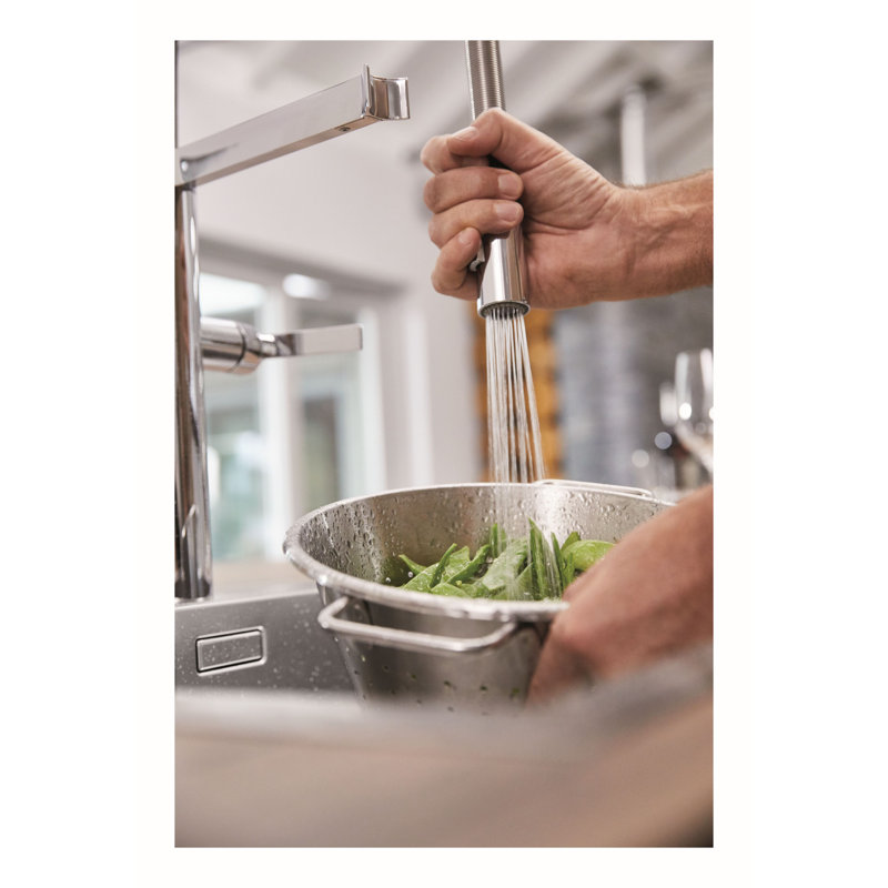 Blanco Culina Mini Semi Pro Pull Down Single Handle Kitchen Faucet