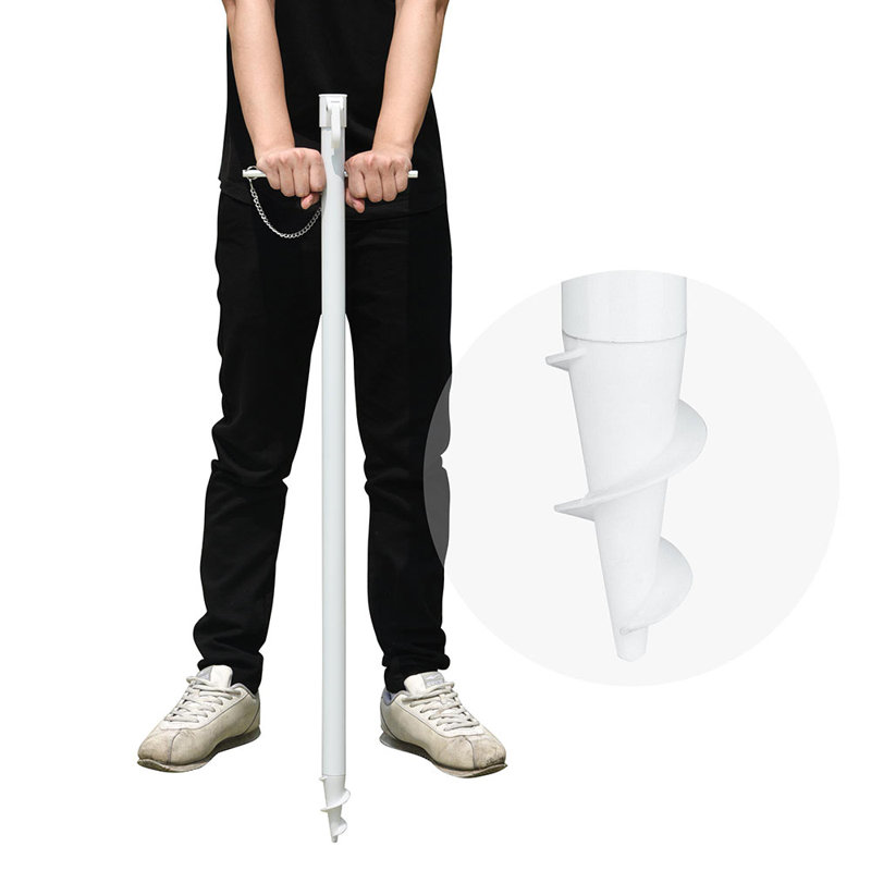 Freeport Park Metal Rainbow Beach Patio Umbrella 16 Rib Tilt Market Table Umbrella Outdoor Sunshade Cover Sand Anchor Wayfair Ca