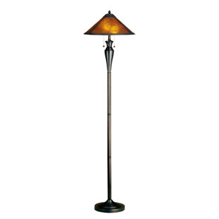 Floor Lamp With Mica Shade Wayfair Allia Mica 65 Floor Lamp
