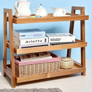 3-Tier Acacia Storage Rack