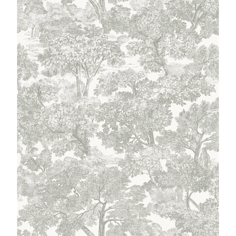 Brewster Home Fashions Spinney Toile 33 L X 20 5 W Wallpaper