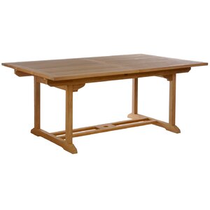 Elzas Teak Extendable Dining Table