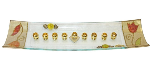 Ben And Jonah Glass Boat Design Lamp Lighters Ultimate Judaica Menorah Wayfair