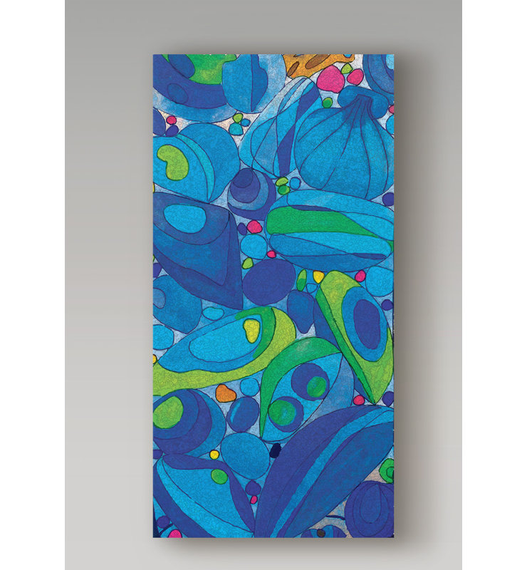 Trademark Art Sea Shore Sea Glass Acrylic Painting Print On