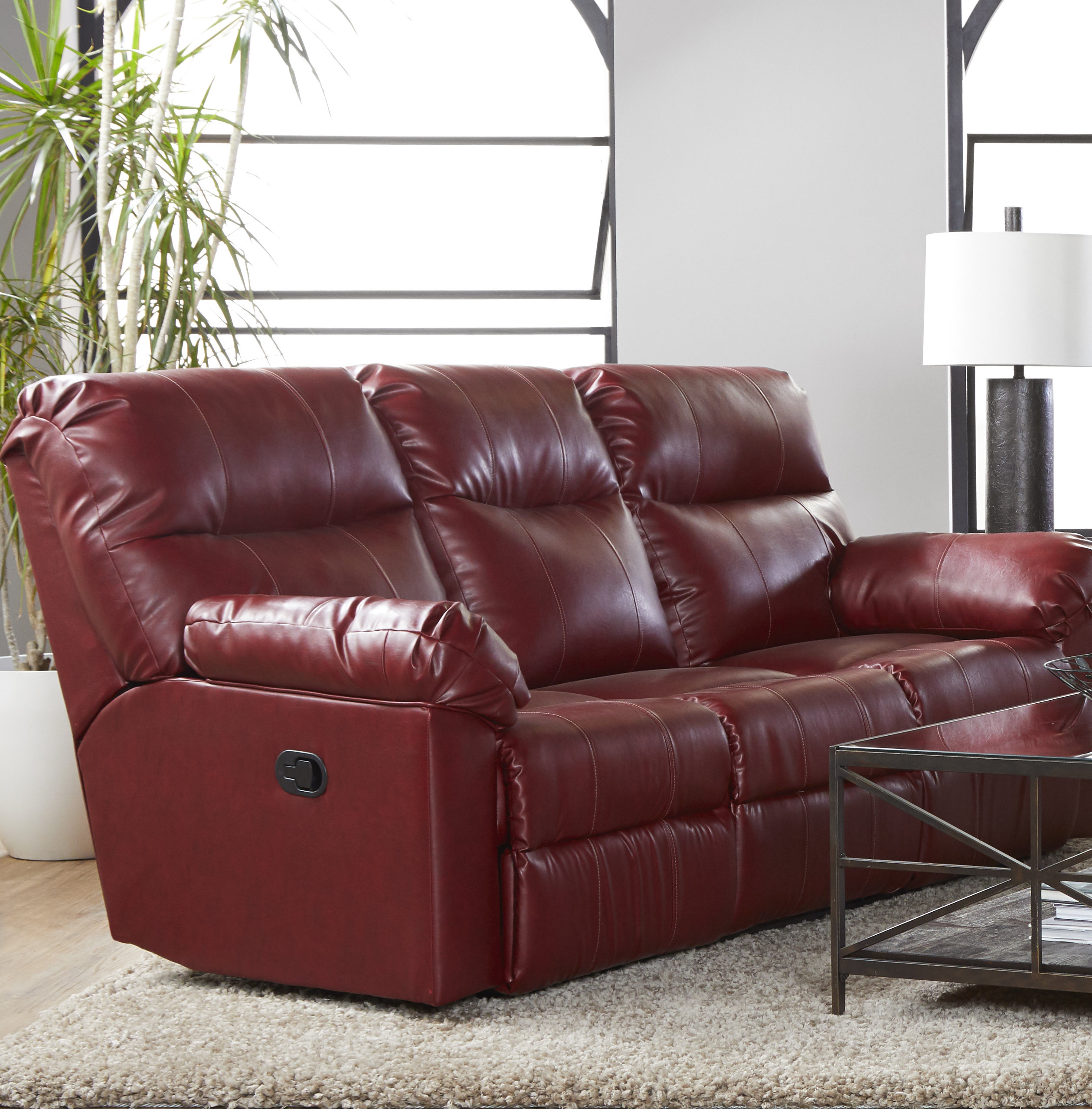 Ebern Designs 78'' Pillow Top Arm Reclining Sofa & Reviews Wayfair