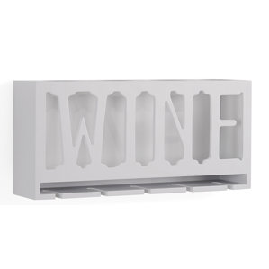 Santos 4 Bottle Wall Mounted Wine Bott..