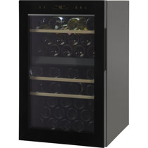 magic chef 44 bottle built in dual zone wine cooler