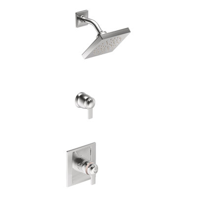 90 Degree Exact Temp Shower Faucet Trim With Lever Handle Moen