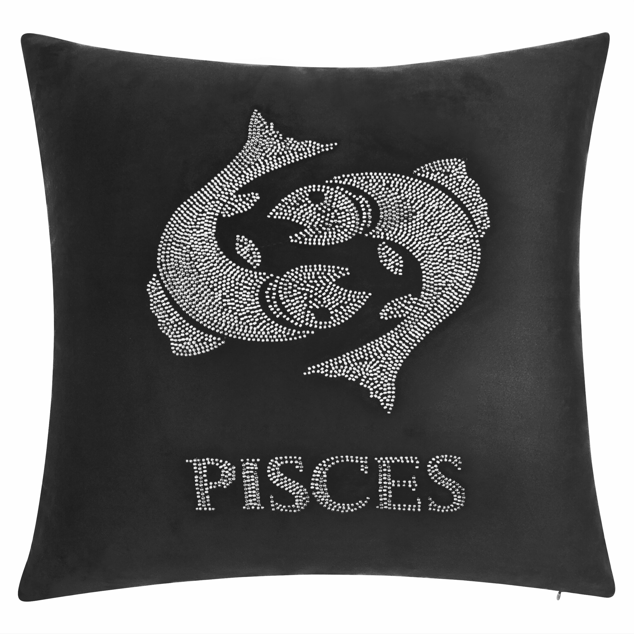 Pisces Horoscope Linen Cushion Cover Pillow Horoscope Star Sign Zodiac