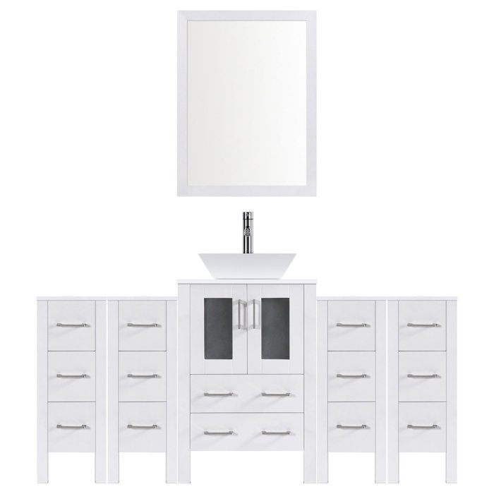 Orren Ellis Doidge Modern 78 Single Bathroom Vanity Set With