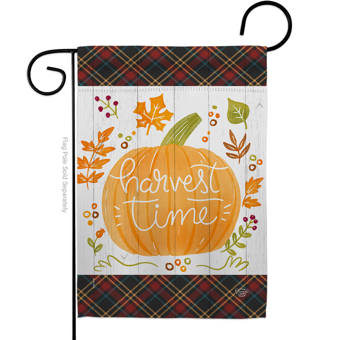 Ornament Collection Thanksgiving Leaves Impressions Decorative 2 Sided Polyester 19 X 13 In Garden Flag Wayfair