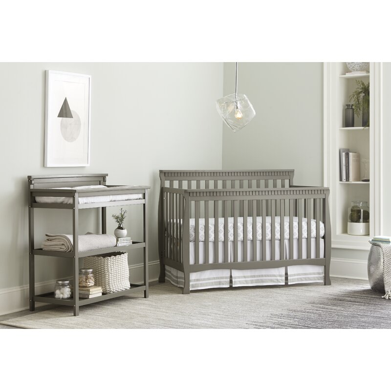 wayfair gray crib