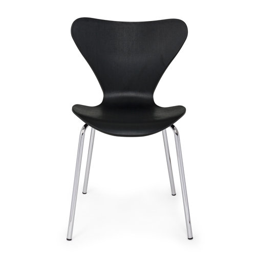 Winfrey Dining Chair (Set of 4) Metro Lane Colour: Black
