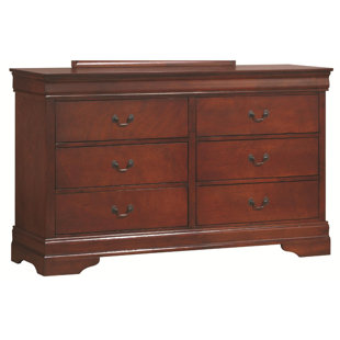 Eisele Spacious 6 Drawer Double Dresser by Darby Home Co