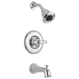 Linden Diverter Tub and Shower Faucet Trim with Lever Handles