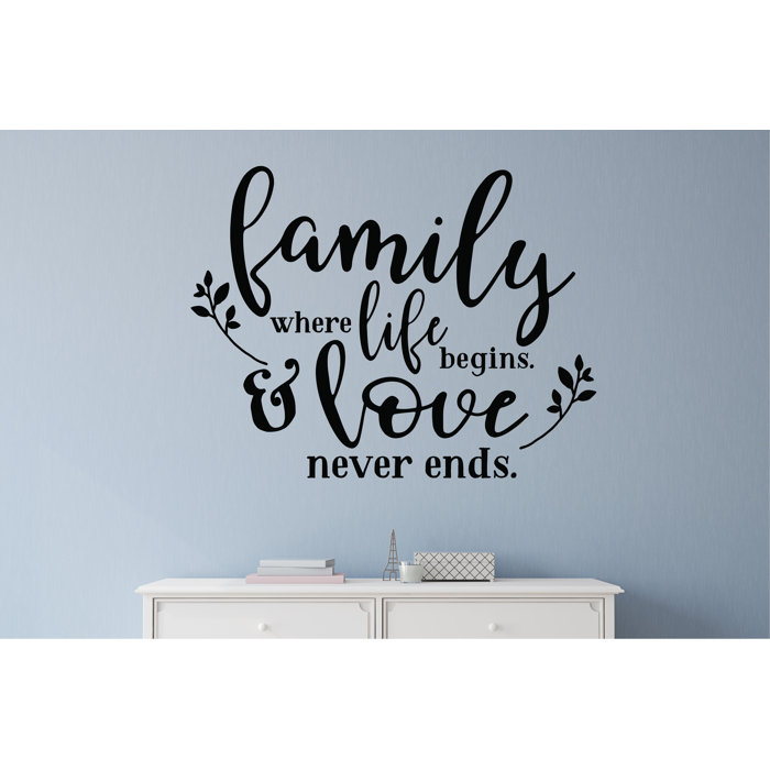 Furniture Stickers Love Begins At Home Vinyl Wall Home Decor Decal