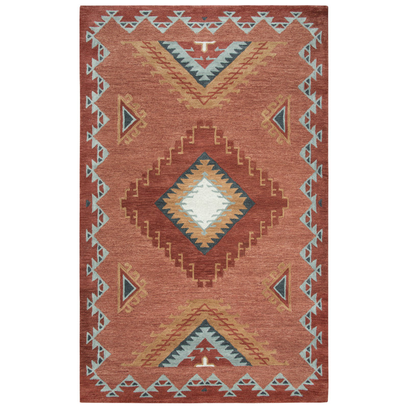 Potts Wool Rust Area Rug