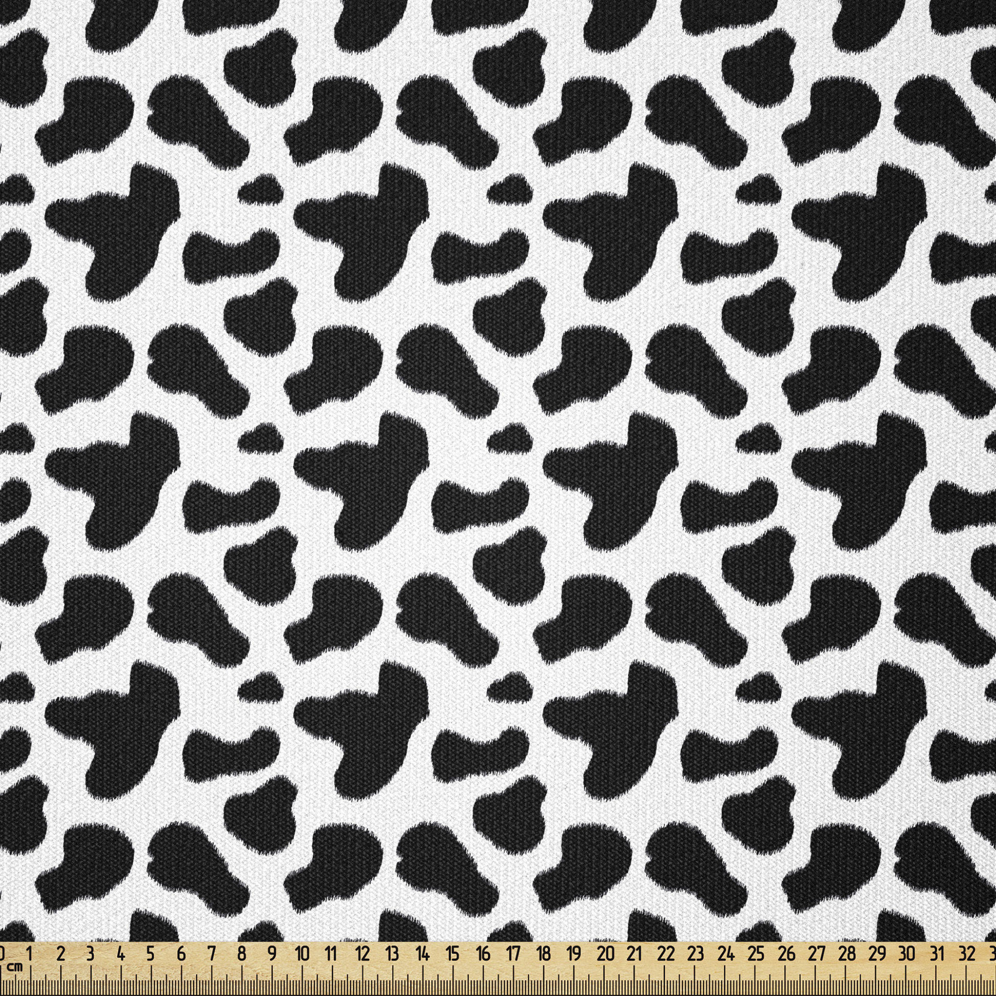 Bless international Cow Print Fabric By The Yard, Animal Hide Pattern Spots  Farm Life Cattle Camouflage Animal Skin | Wayfair