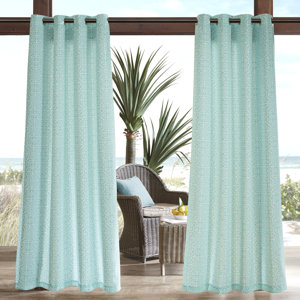 Callery Outdoor Single Curtain Panel